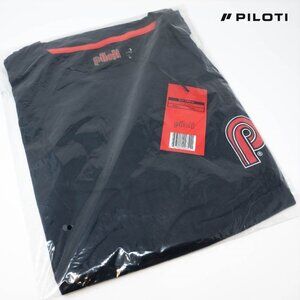 Piloti Men's Black T-Shirt (Size L)